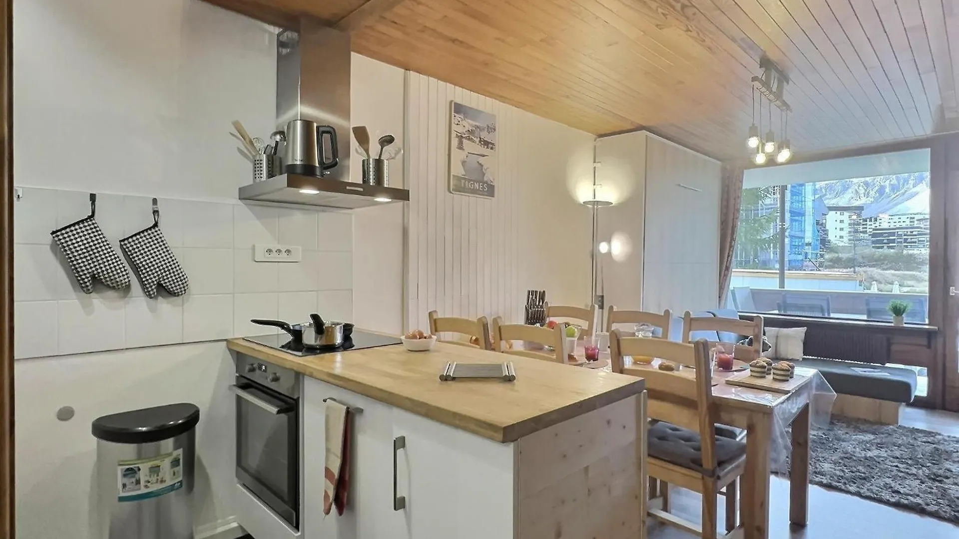 Appartement Tignes 2100 - 4-6 Personnes - 1 Chambre - 4 Lits - Netflix & Wifi Haut Debit - Parking Couvert Inclus 法国